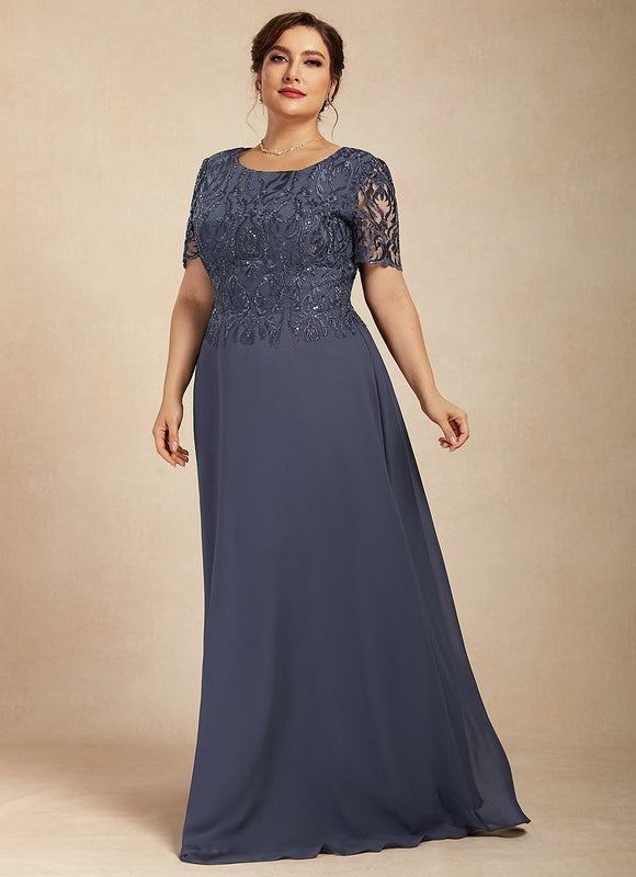 Robe Élégante Col Haut Brodée - gallery 6