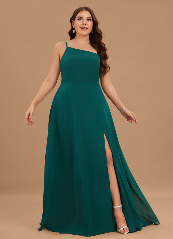 Robe Fluide Asymétrique Vert Chic - gallery 7