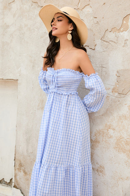 Robe Vichy Bleu - gallery 2