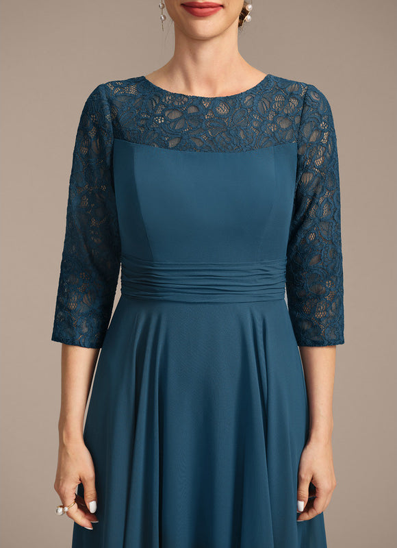 Robe Élégante Mousseline Émeraude Chic - gallery 8
