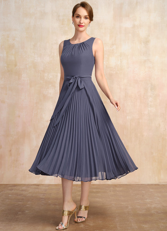 Robe Élégante Plissée Avec Boléro - gallery 5