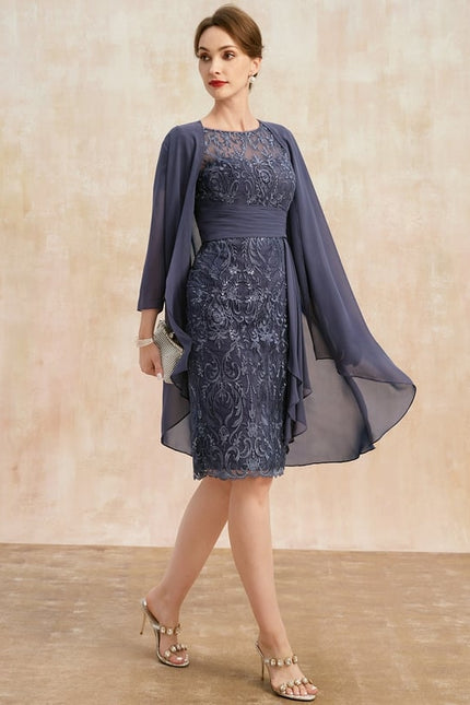 Robe De Soirée Bleu Nuit Femme