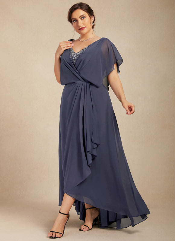 Robe Fluide Chic Col V Drapé - gallery 6