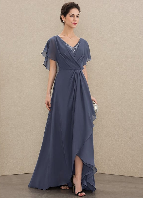 Robe Fluide Chic Col V Drapé