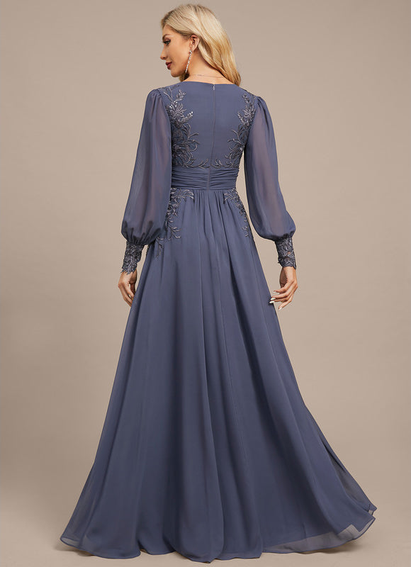 Robe Fluide Élégante À Manches Longues - gallery 6