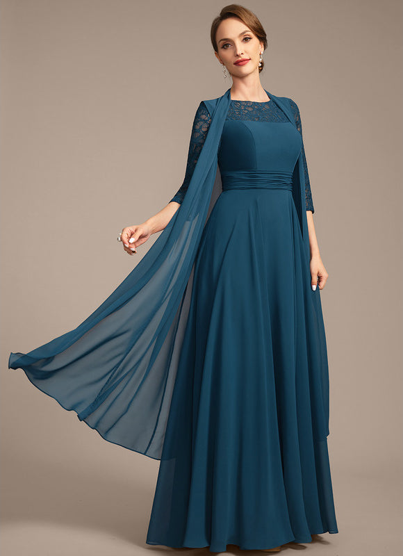 Robe Élégante Mousseline Émeraude Chic - gallery 3