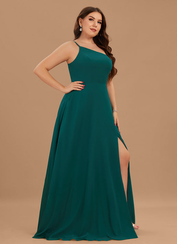 Robe Fluide Asymétrique Vert Chic - gallery 8