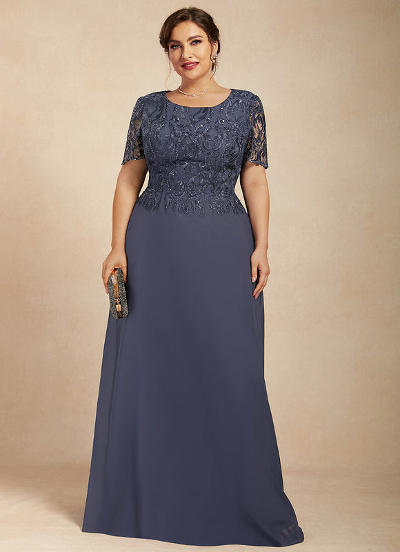 Robe Élégante Col Haut Brodée - gallery 5