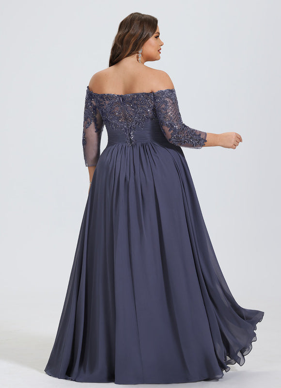 Robe Élégante À Manches Transparentes - gallery 8