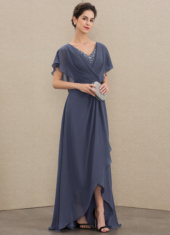 Robe Fluide Chic Col V Drapé - gallery 2