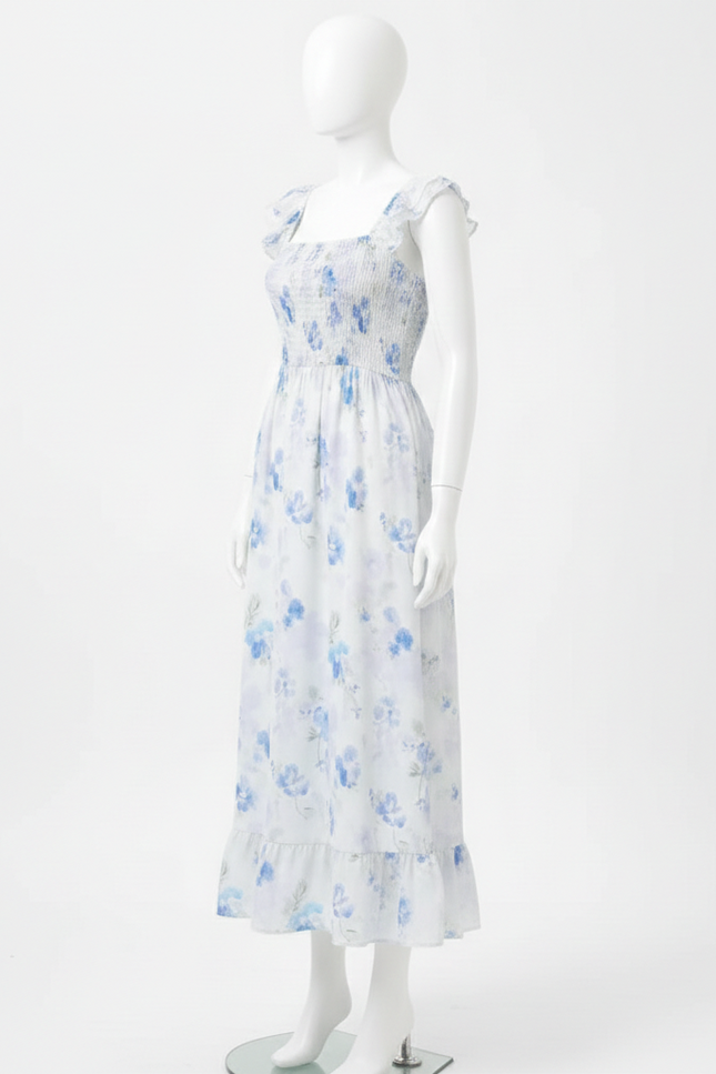 Robe Florale Chic Col V Été