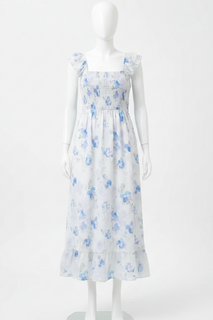 Robe Florale Chic Col V Été