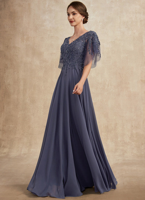 Robe Élégante À Manches Transparentes - gallery 6