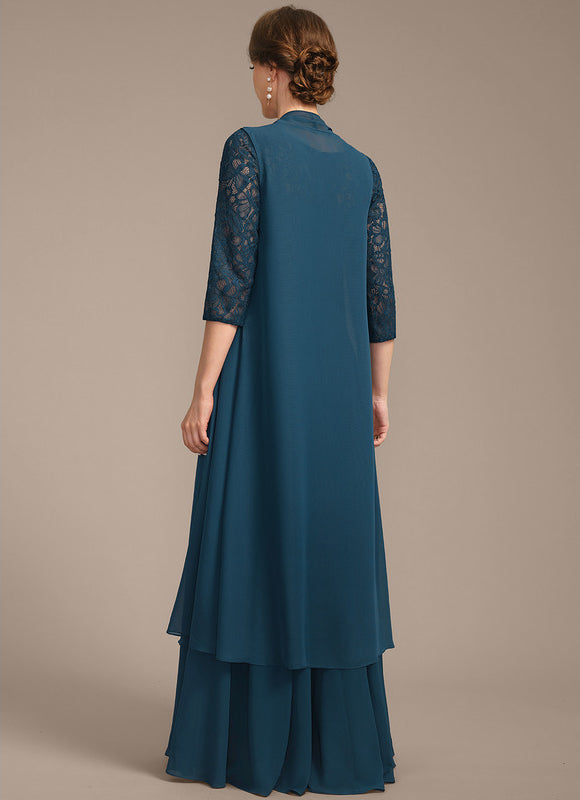 Robe Élégante Mousseline Émeraude Chic - gallery 4