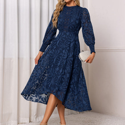 Robe Midi Florale Chic Nuit