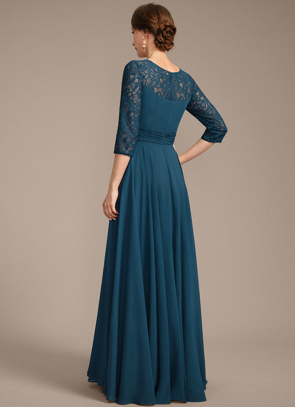 Robe Élégante Mousseline Émeraude Chic - gallery 6