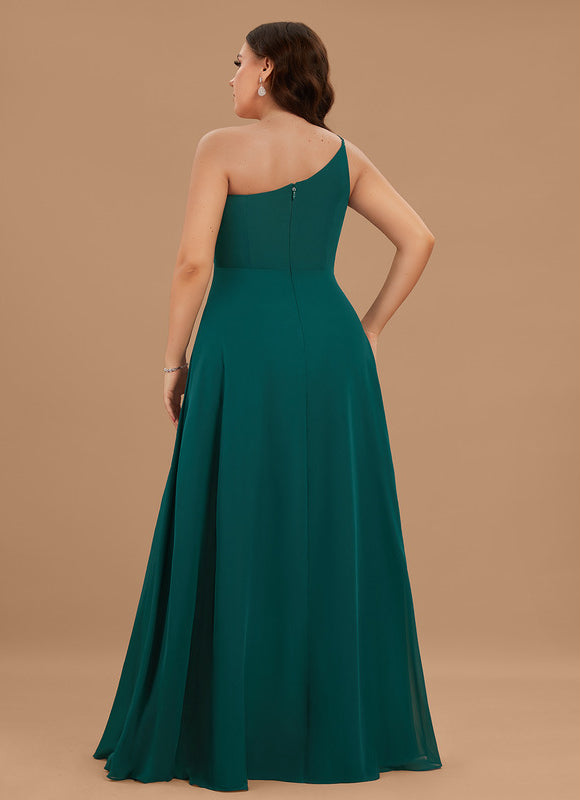 Robe Fluide Asymétrique Vert Chic - gallery 6