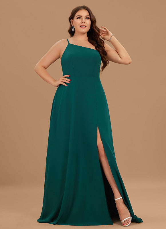 Robe Fluide Asymétrique Vert Chic - gallery 5