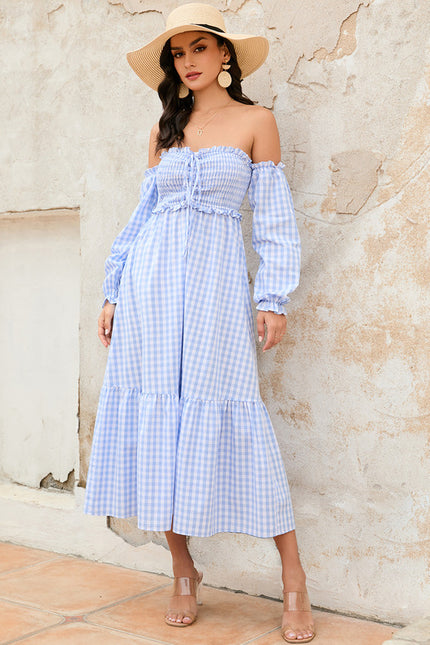 Robe Vichy Bleu - gallery 1